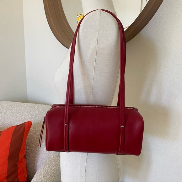 NWT Madewell The Brioche Mini Shoulder Bag in 'Scarlet' - Picture 9 of 13